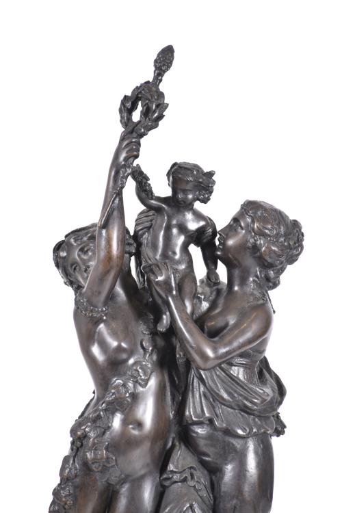 AFTER MODELS BY AUGUSTE CAIN (1821-1894) "Bacchantes with B