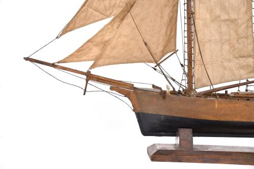 Maqueta de goleta, siglo XX. 