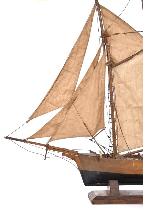Maqueta de goleta, siglo XX. 