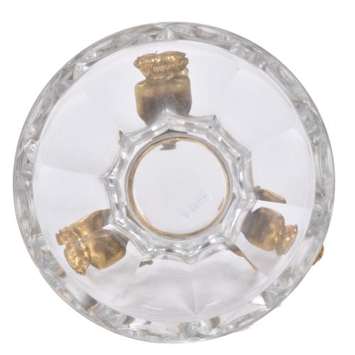 Napoleon III style glass centrepiece, 20th century.