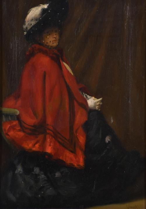 RICARD URGELL (1873-1924). "Retrato femenino".