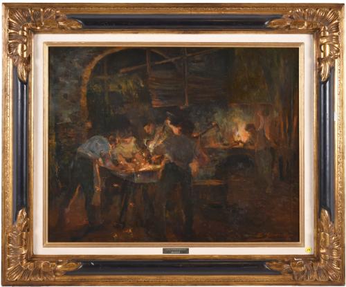 LLUÍS GRANER (1863-1929) "Fragua".