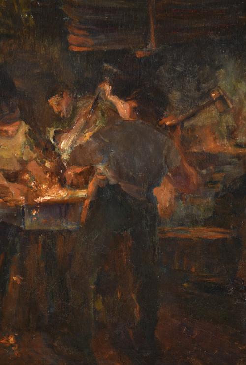LLUÍS GRANER (1863-1929) "Fragua".