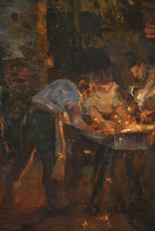 LLUÍS GRANER (1863-1929) "Fragua".