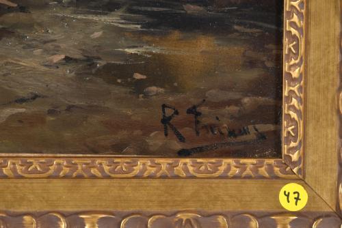 ROMULO FREIXAS (¿-1928).  "Marina".