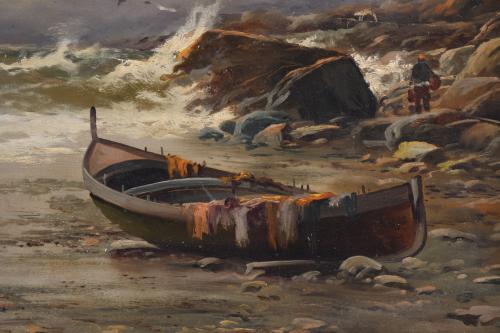 ROMULO FREIXAS (¿-1928).  "Marina".