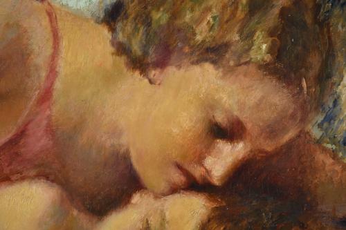 RAFAEL ESTRANY Y ROS (1884-1958). "Marternidad".
