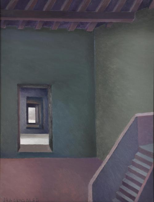 JOSÉ ANTONIO ORMAOLEA (1912-1984).   "Interior", 1982.