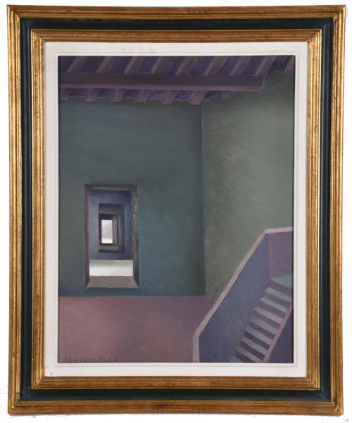 JOSÉ ANTONIO ORMAOLEA (1912-1984).   "Interior", 1982.