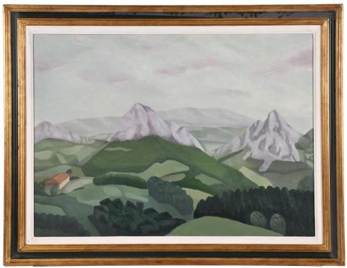 JOSÉ ANTONIO ORMAOLEA (1912-1984).   "Desde Urquiola", 1974.
