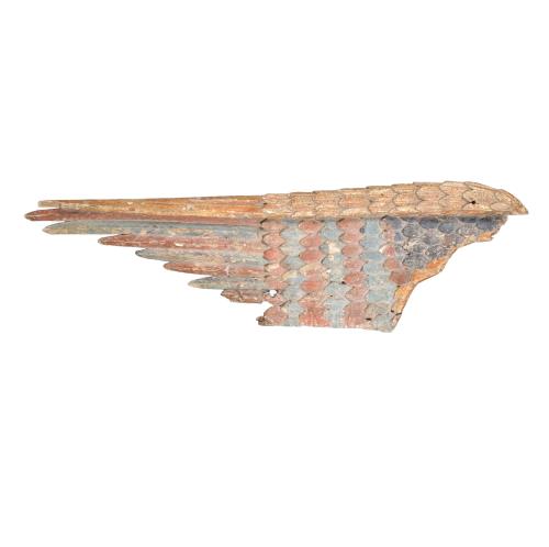 Wing fragment, 18th century.