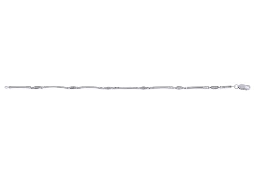 Pulsera semi rígida con diamantes.