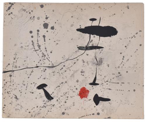 JOAN MIRÓ (1893-1983). "Tracé sur l'eau".