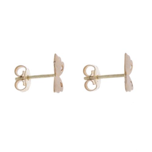 Butterfly-shaped diamonds earrings.