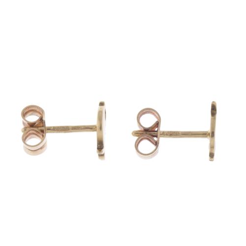Fish-shaped earrings with diamonds.