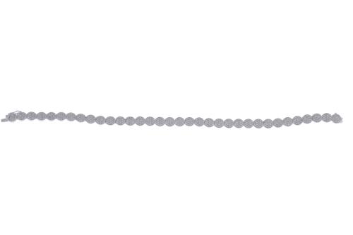 Pulsera con pavé de diamantes.