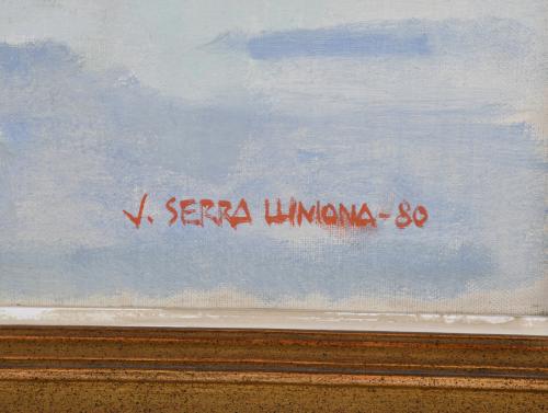 JOSEP SERRA LLIMONA (1937). "Paseo Colón desde el Naútico",