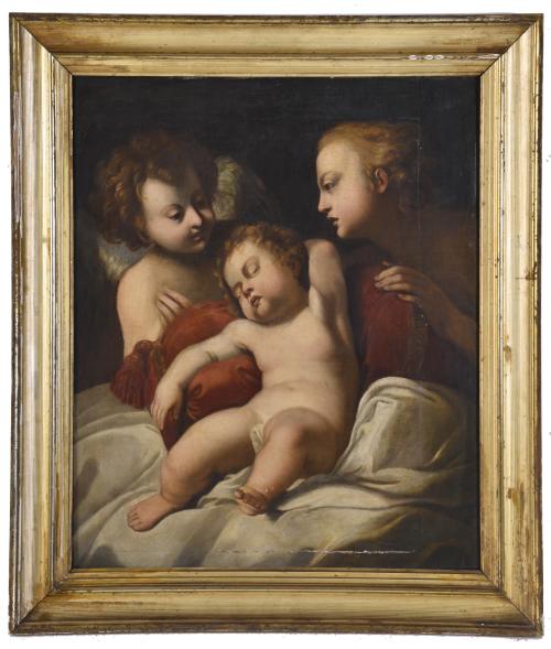 ESCUELA ITALIANA, SIGLO XVIII. "Jesús niño".