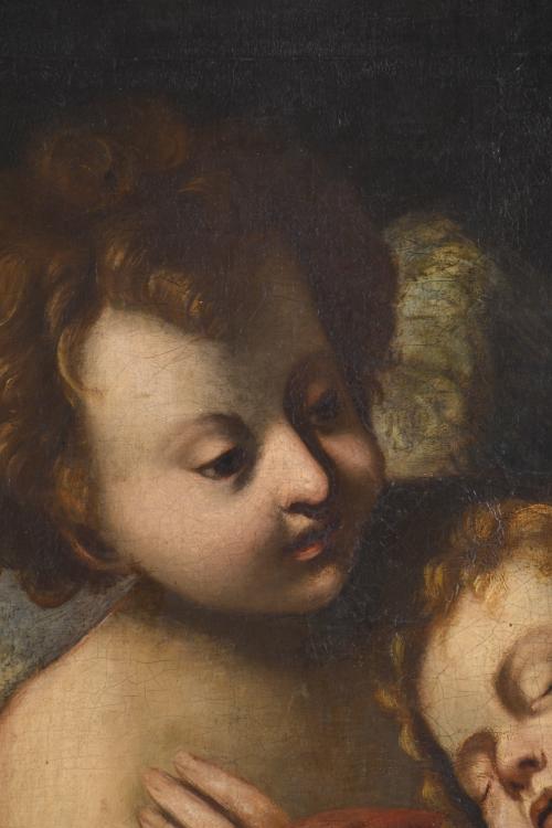 ESCUELA ITALIANA, SIGLO XVIII. "Jesús niño".