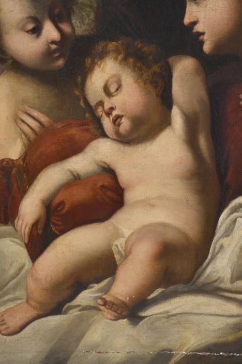 ESCUELA ITALIANA, SIGLO XVIII. "Jesús niño".