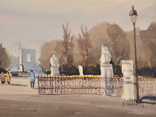 JAVIER VILLALONGA CASAS (XX). "Paisaje".1953.
