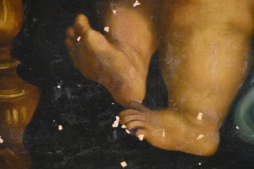 ESCUELA ITALIANA, SIGLO XX. "Virgen de la silla".
