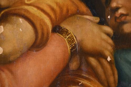 ESCUELA ITALIANA, SIGLO XX. "Virgen de la silla".