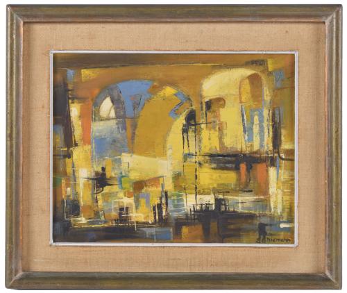 EDMUND E. NIEMANN (1909-2005).  "Golden morning".