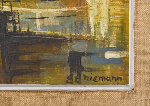 EDMUND E. NIEMANN (1909-2005).  "Golden morning".