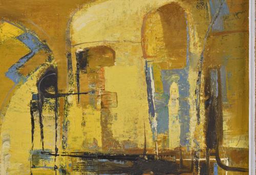 EDMUND E. NIEMANN (1909-2005).  "Golden morning".
