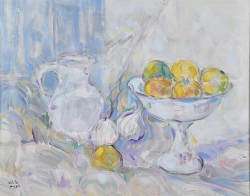 OBDULIO FUERTES SANCHEZ (1944).  "Bodegón", 1990.