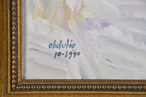 OBDULIO FUERTES SANCHEZ (1944).  "Bodegón", 1990.