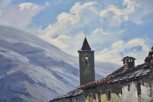MIQUEL TORT MASGRAU (1920).  "Pueblo", 1953.