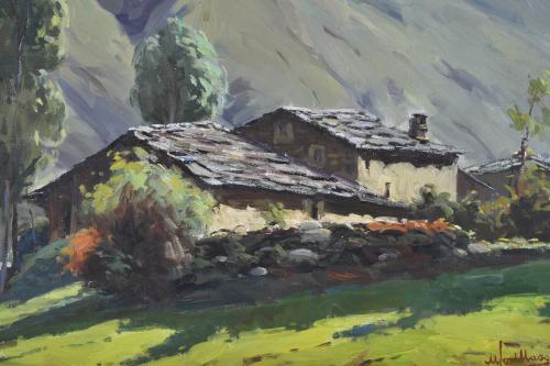MIQUEL TORT MASGRAU (1920).  "Masia", 1953.