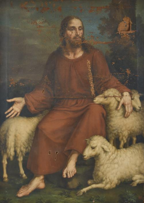 ANTONI FERRAN Y SATAYOL (1786-1857).  "El bon pastor", circa 1847.