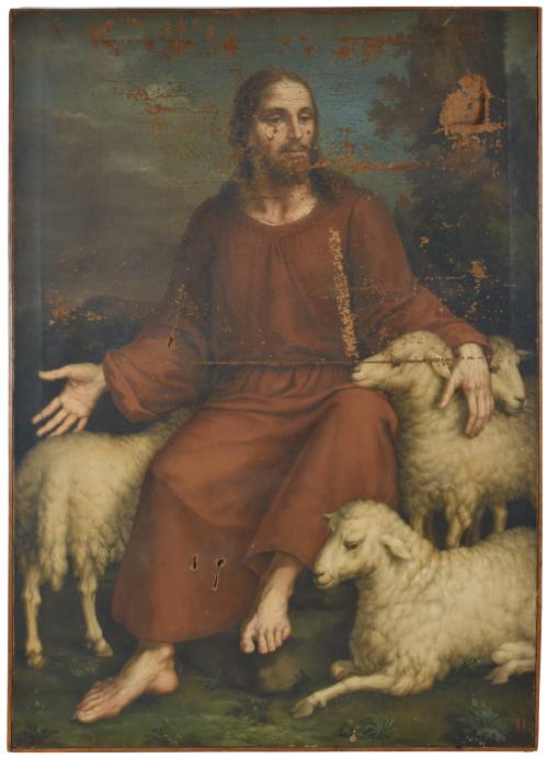 ANTONI FERRAN Y SATAYOL (1786-1857).  "El bon pastor", circ