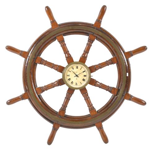 Timón de barco, siglo XX. 
