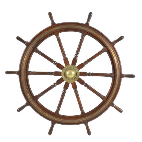Timón de barco, siglo XX. 