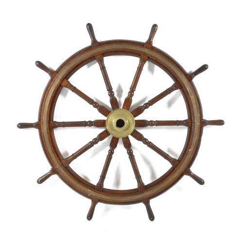 Timón de barco, siglo XX. 