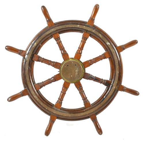 Timón de barco, siglo XX. 
