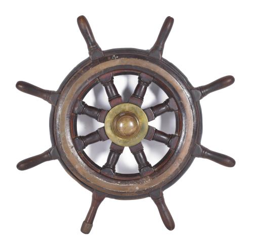 Timón de barco, siglo XX. 