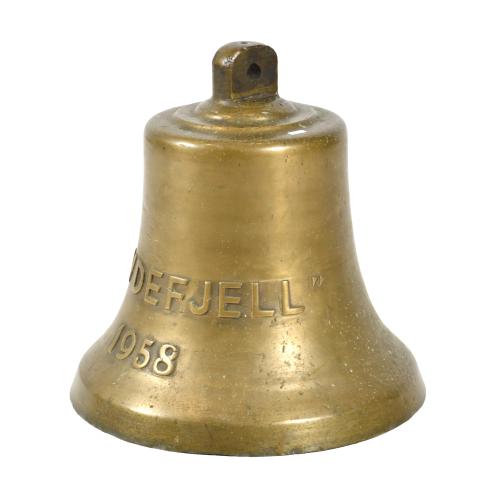 Campana de a bordo del buque Hovdefjell, 1958.