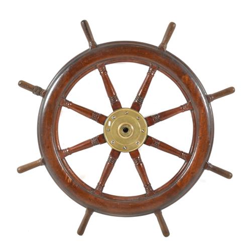Timón de barco, siglo XX. 