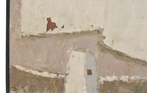 CONCHA IBAÑEZ (1929). &#39;Landscape with houses&#39;, 1967.