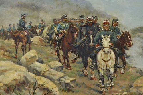 ESCUELA ESPAÑOLA, SIGLO XIX-XX. "Paso del Baztan" a partir 