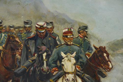 ESCUELA ESPAÑOLA, SIGLO XIX-XX. "Paso del Baztan" a partir 