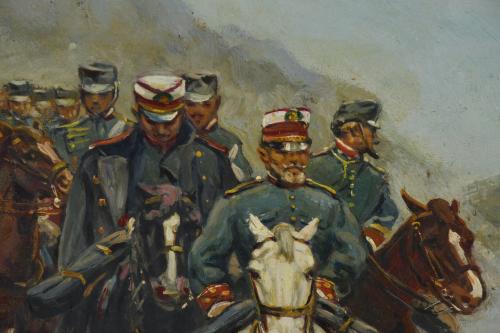 ESCUELA ESPAÑOLA, SIGLO XIX-XX. "Paso del Baztan" a partir 
