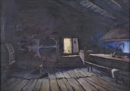 JOAN PARES FERRAZ (20TH CENTURY). 'Interior'.