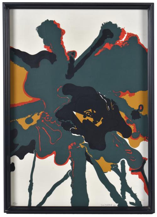 JOSEP GUINOVART (1927-2007). "Composición IX" de la Serie L