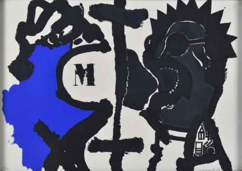 JOSEP GUINOVART (1927-2007). "Composición IV" de la Serie La Por del Poeta, 1971.